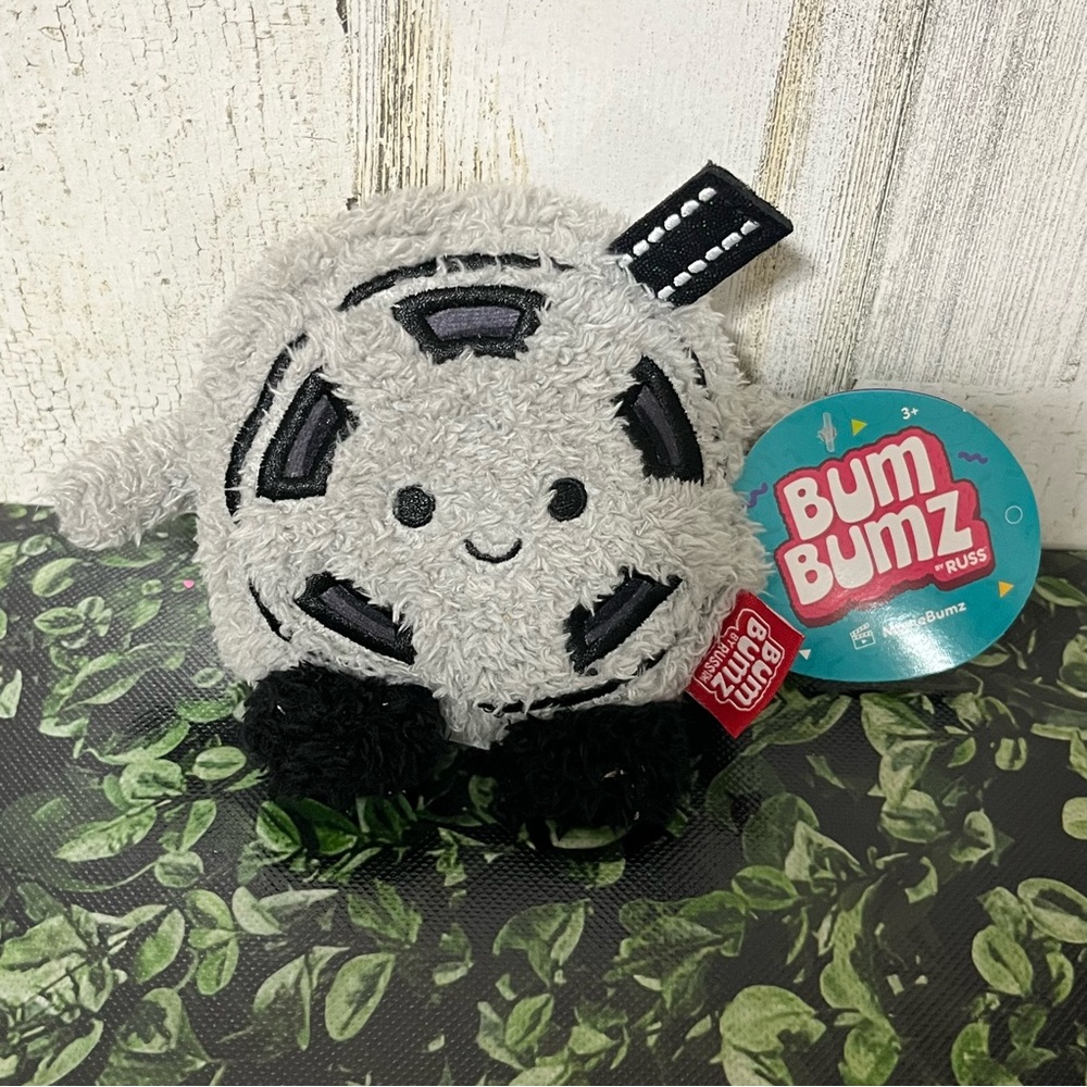 Bum Bumz Movie Bumz Gray and Black Plush Toy